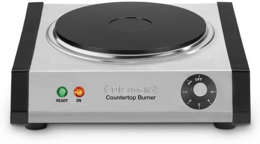 Cast-Iron Single Burner, Stainless Steel