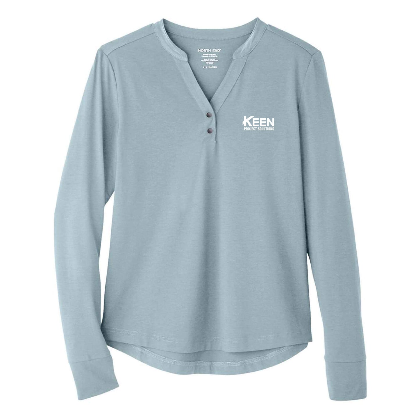 JAQ Stretch Performance V-Neck Snap Pullover - Ladies Fit