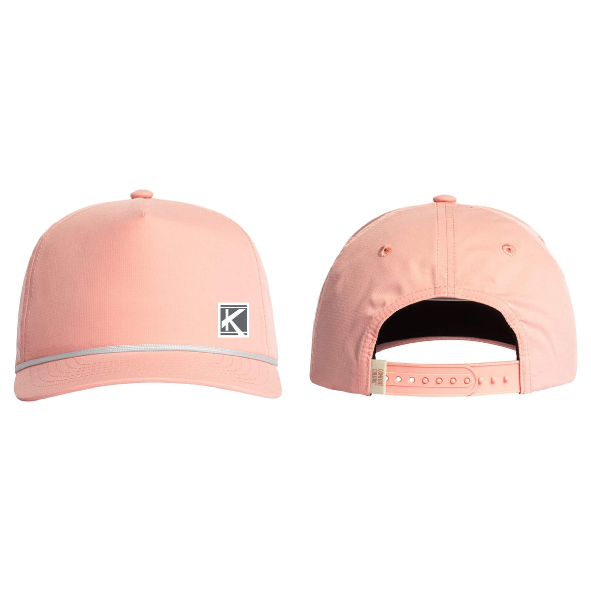 Rope Cap with Woven Patch Block K