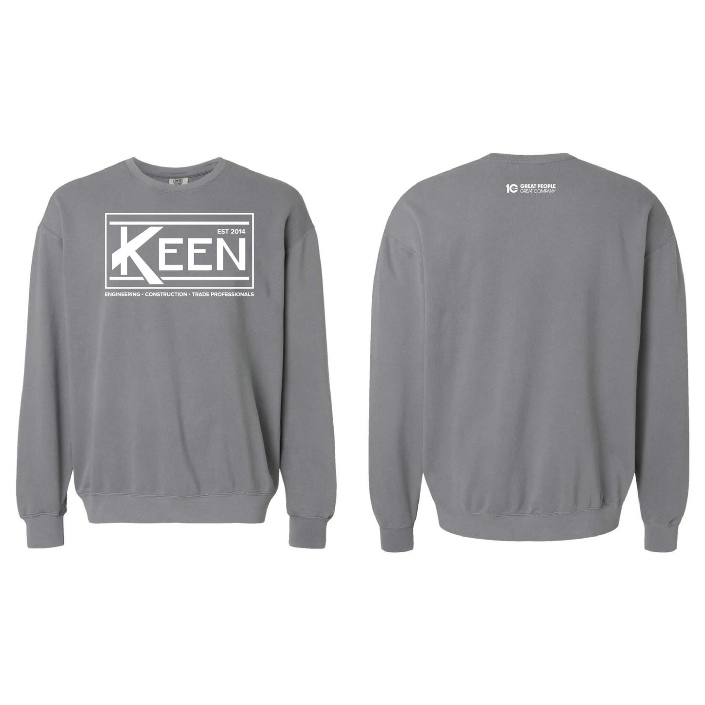Keen Collegiate Garment-Dyed Lightweight Fleece Crewneck Sweatshirt - Unisex Fit