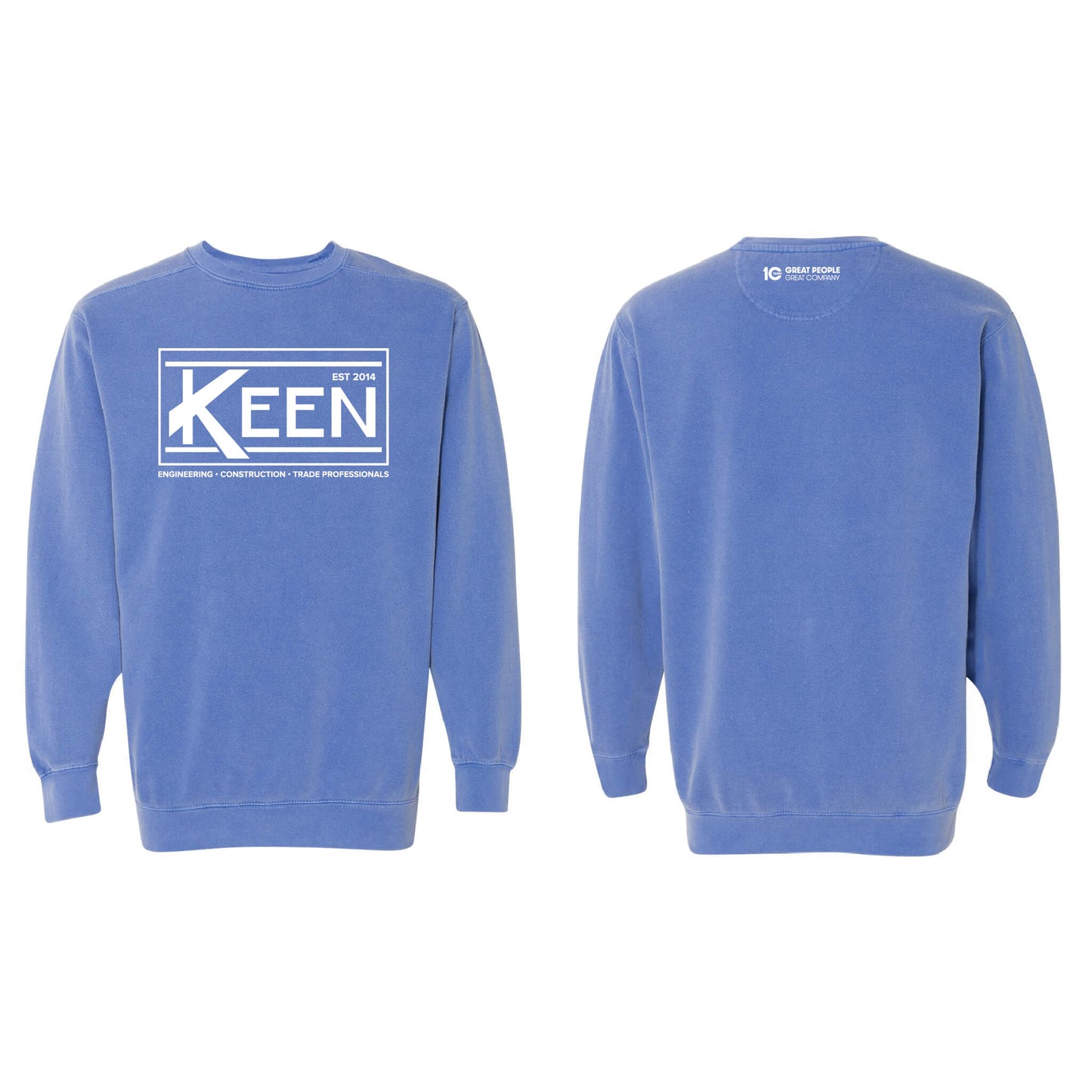 Keen Collegiate Garment-Dyed Crewneck Sweatshirt - Unisex Fit