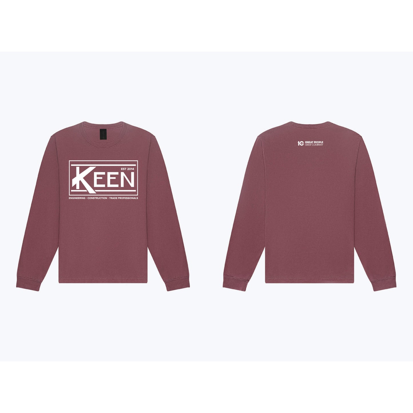 Keen Collegiate Heavyweight Garment-Dyed Long Sleeve Tee - Unisex Fit