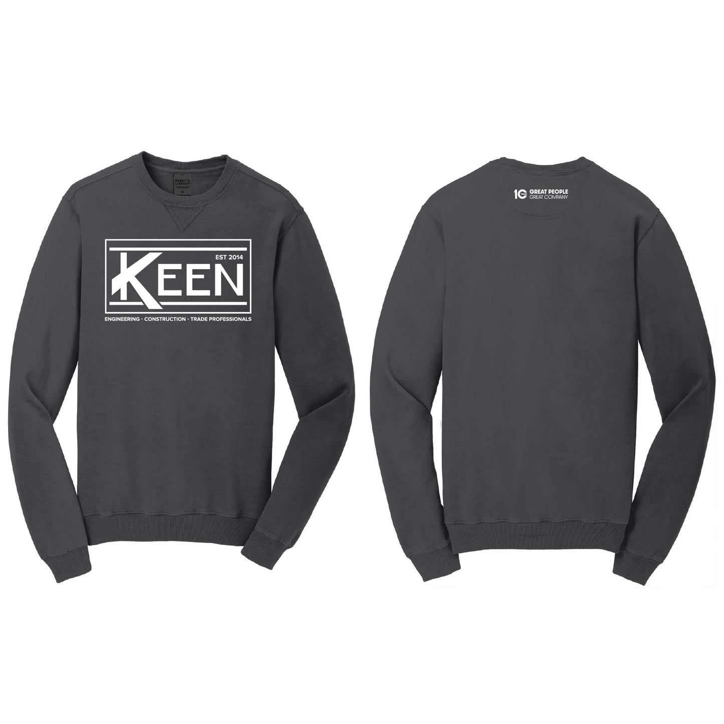 Keen Collegiate Beach Wash Garment-Dyed Crewneck Sweatshirt - Unisex Fit