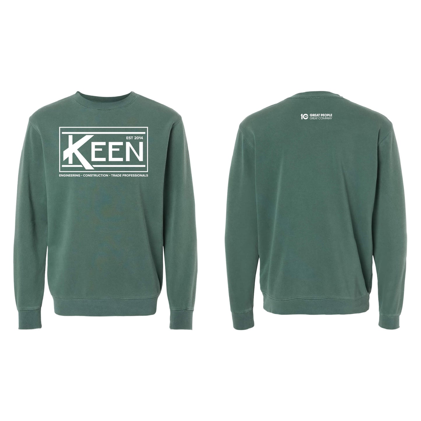 Keen Collegiate Midweight Pigment-Dyed Crewneck Sweatshirt - Unisex Fit