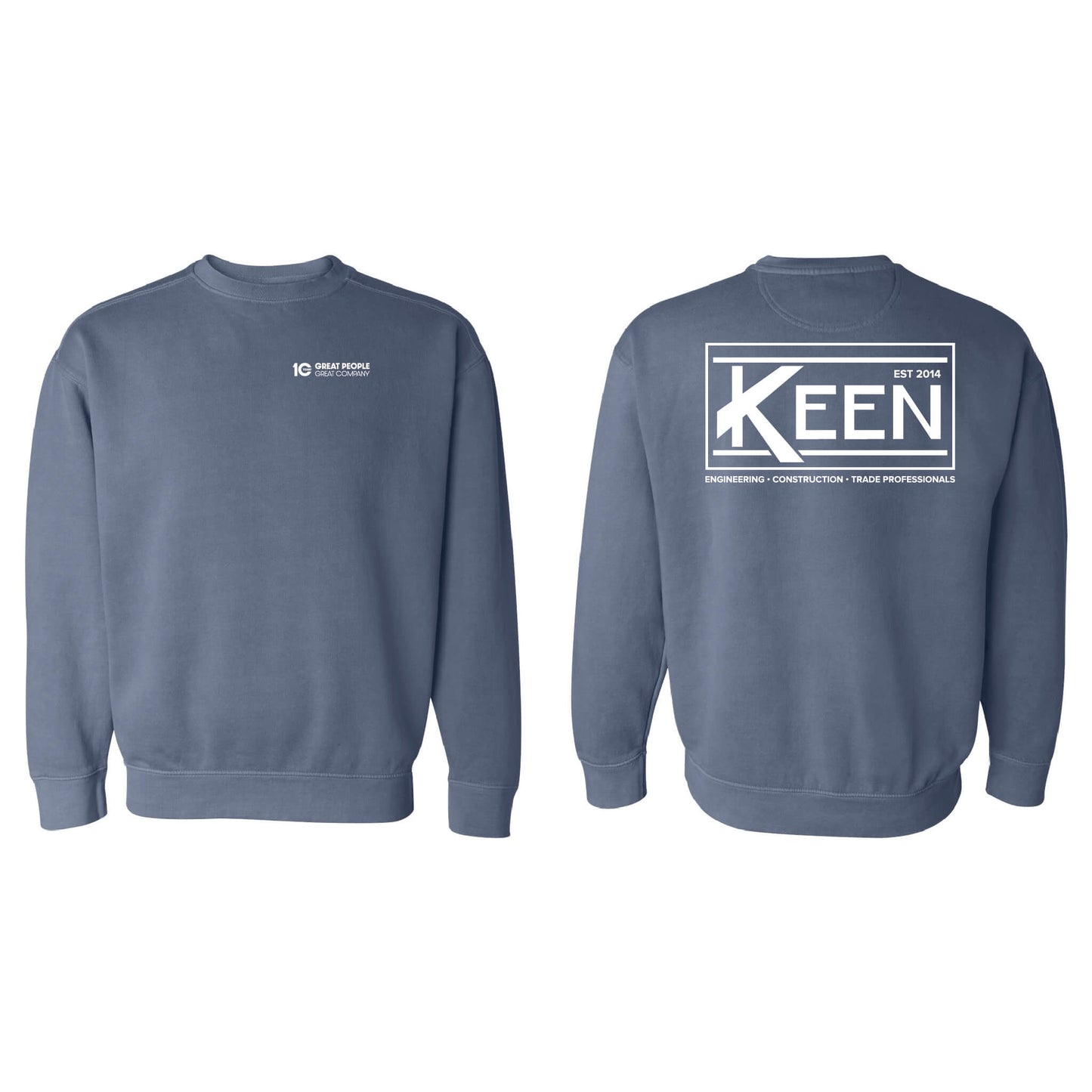 Keen Collegiate Garment-Dyed Crewneck Sweatshirt - Unisex Fit
