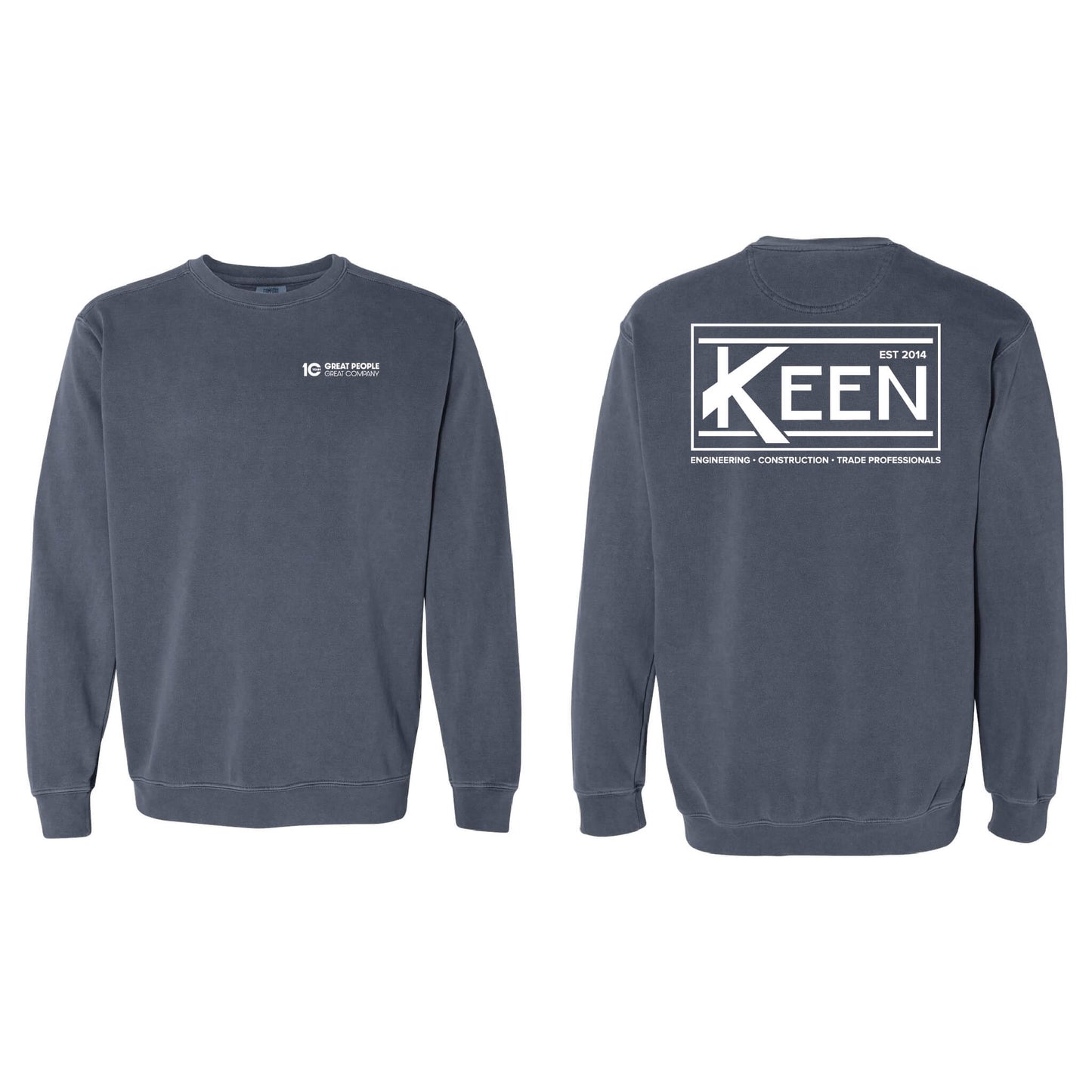 Keen Collegiate Garment-Dyed Crewneck Sweatshirt - Unisex Fit