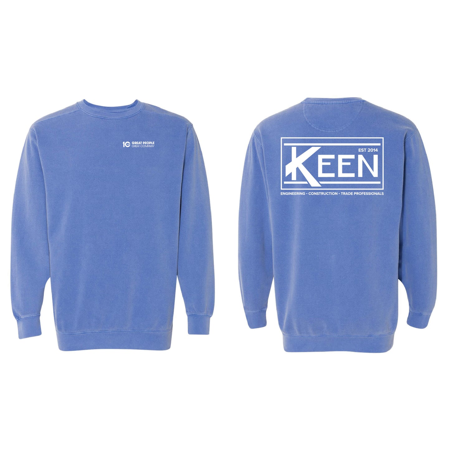 Keen Collegiate Garment-Dyed Crewneck Sweatshirt - Unisex Fit