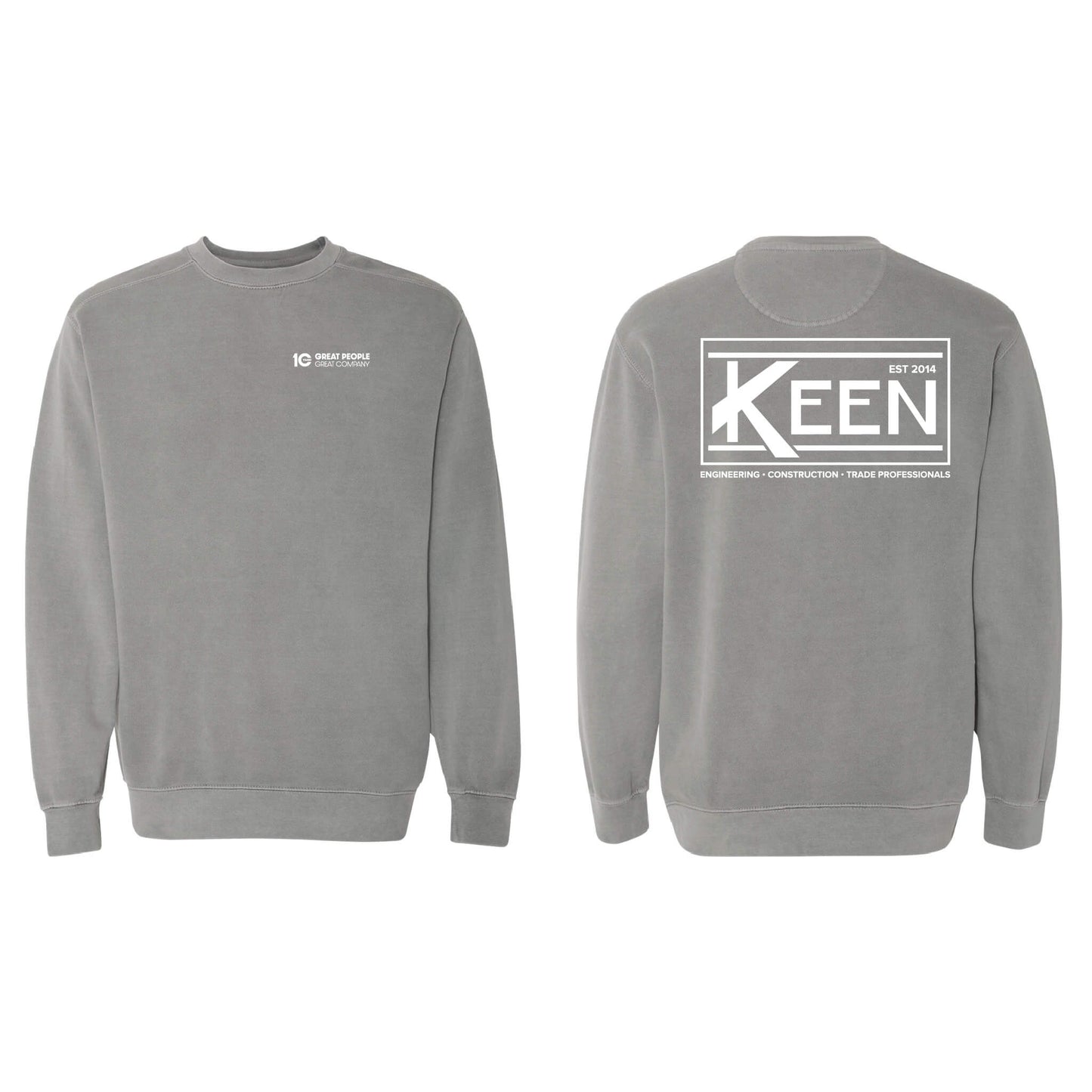 Keen Collegiate Garment-Dyed Crewneck Sweatshirt - Unisex Fit