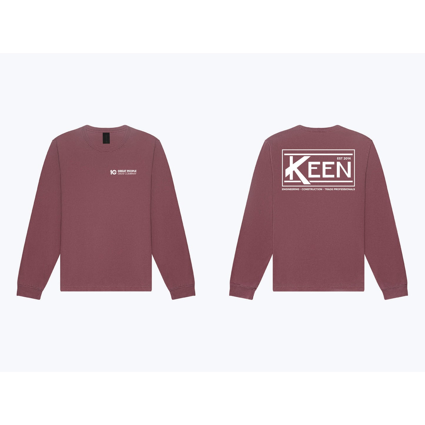 Keen Collegiate Heavyweight Garment-Dyed Long Sleeve Tee - Unisex Fit
