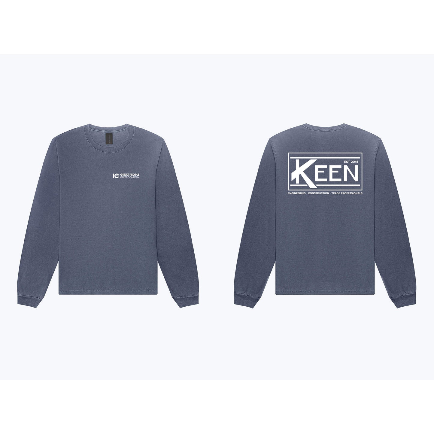 Keen Collegiate Heavyweight Garment-Dyed Long Sleeve Tee - Unisex Fit