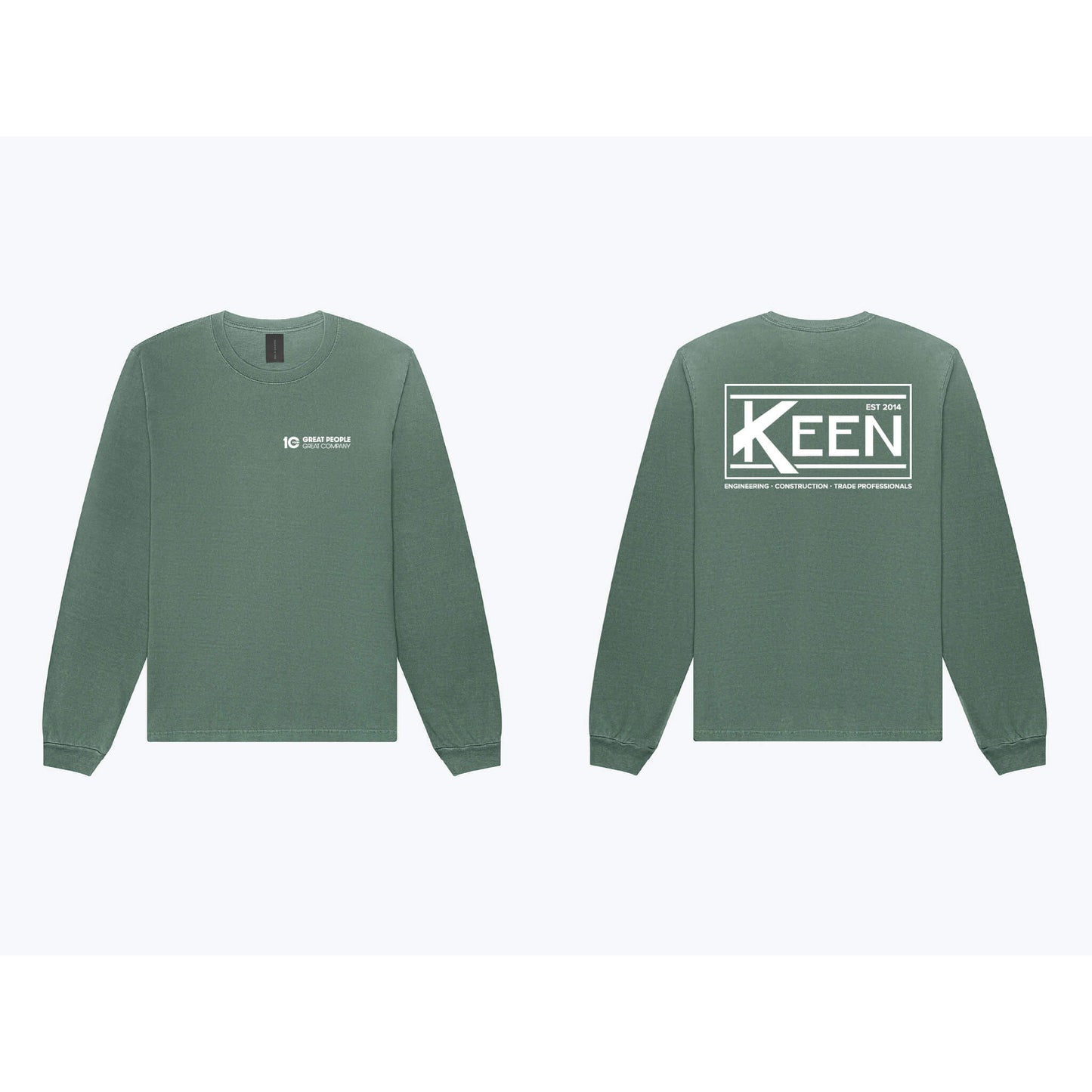 Keen Collegiate Heavyweight Garment-Dyed Long Sleeve Tee - Unisex Fit