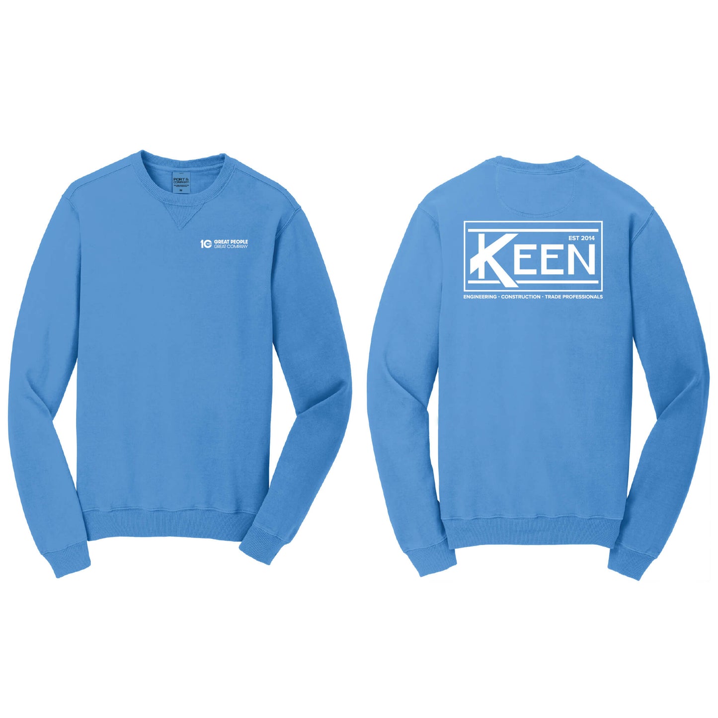 Keen Collegiate Beach Wash Garment-Dyed Crewneck Sweatshirt - Unisex Fit