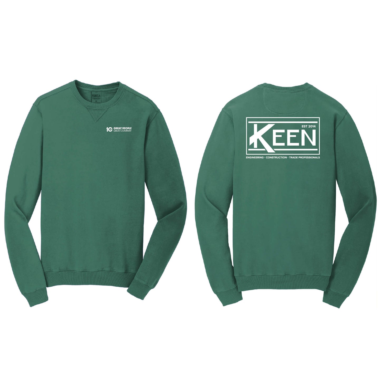 Keen Collegiate Beach Wash Garment-Dyed Crewneck Sweatshirt - Unisex Fit