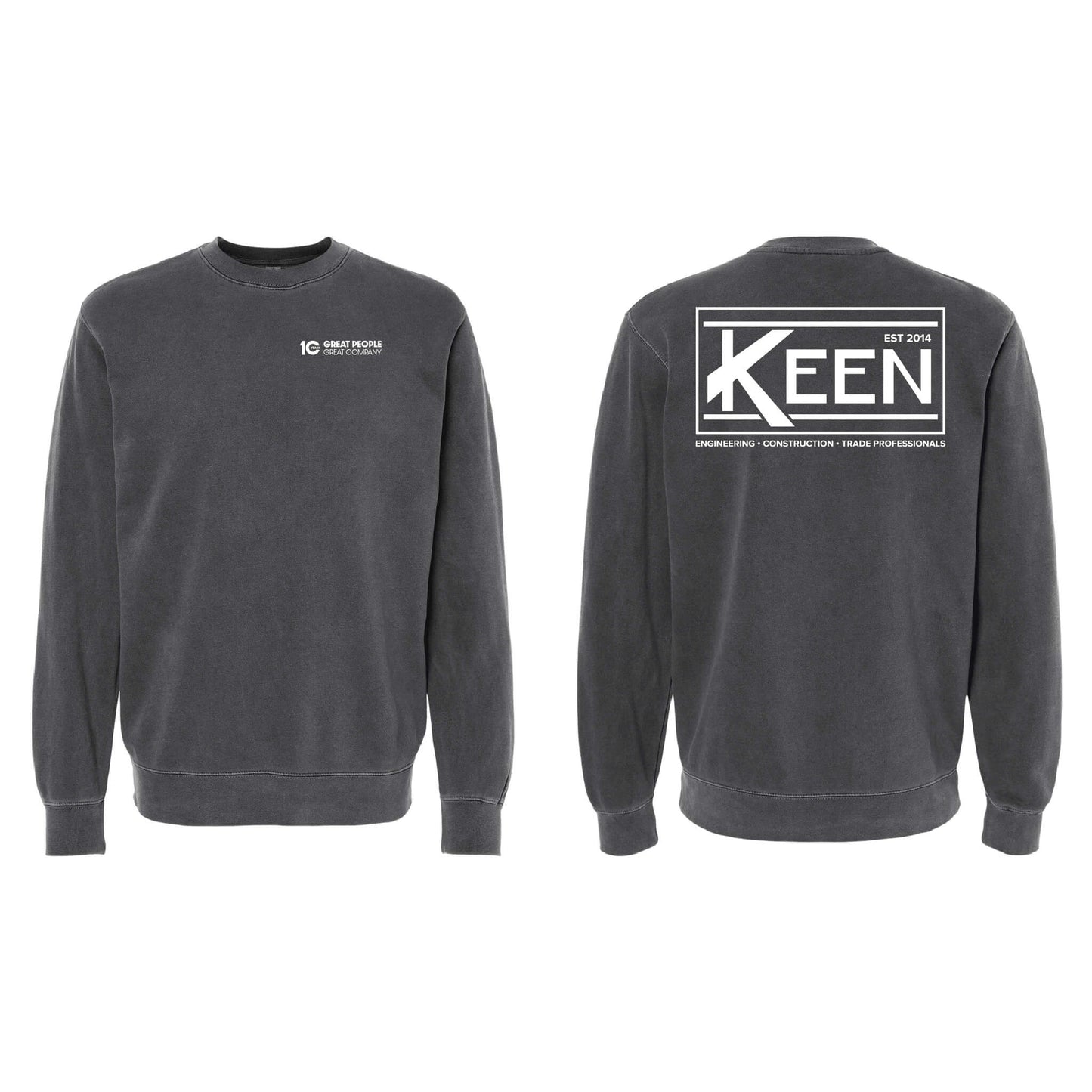 Keen Collegiate Midweight Pigment-Dyed Crewneck Sweatshirt - Unisex Fit