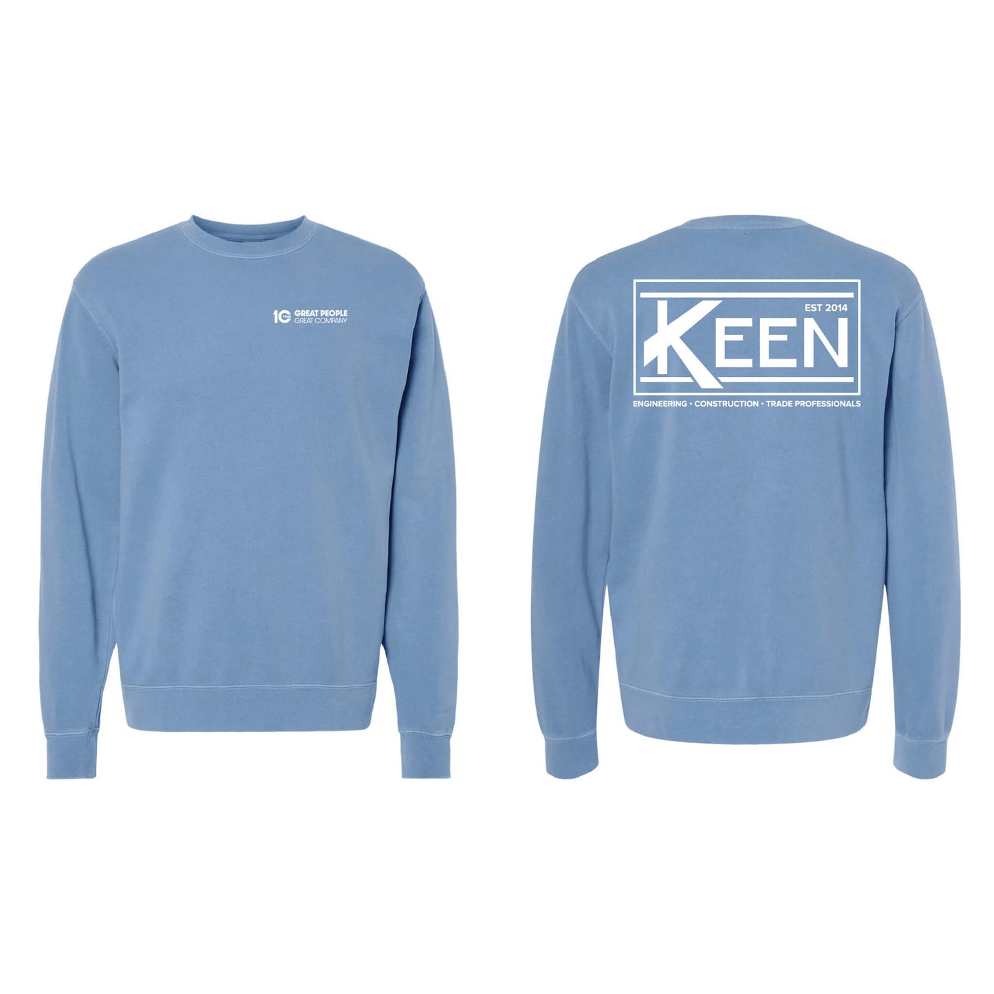 Keen Collegiate Midweight Pigment-Dyed Crewneck Sweatshirt - Unisex Fit
