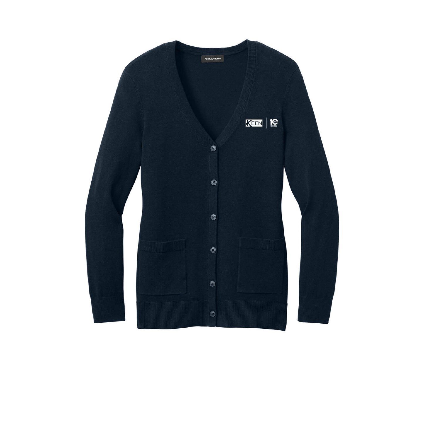 Easy Care Button-Up Cardigan Sweater - Ladies Fit