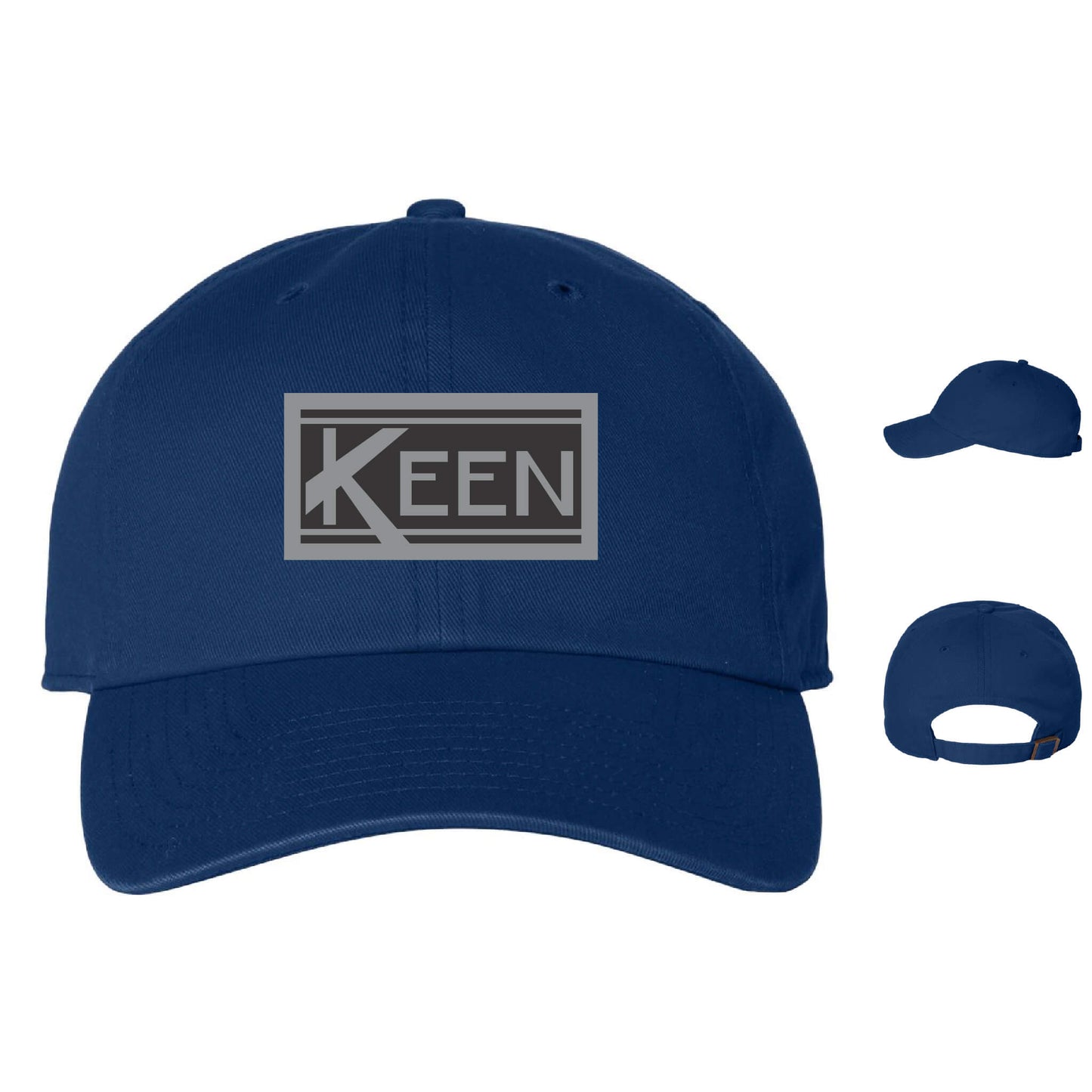 Clean Up Cap with Faux Leather Patch Standard Logo - Unisex Fit