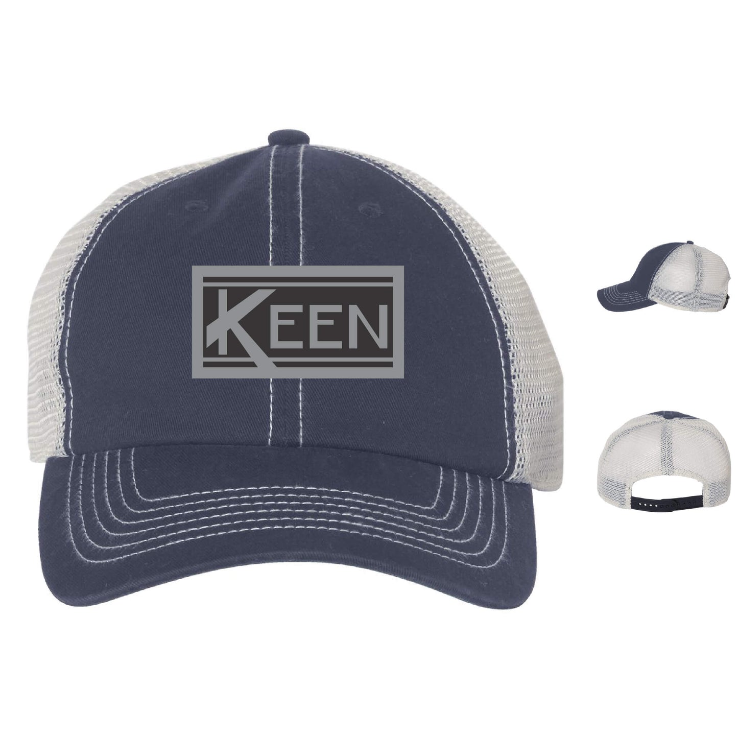 Trawler Cap with Faux Leather Patch Standard Logo - Unisex Fit