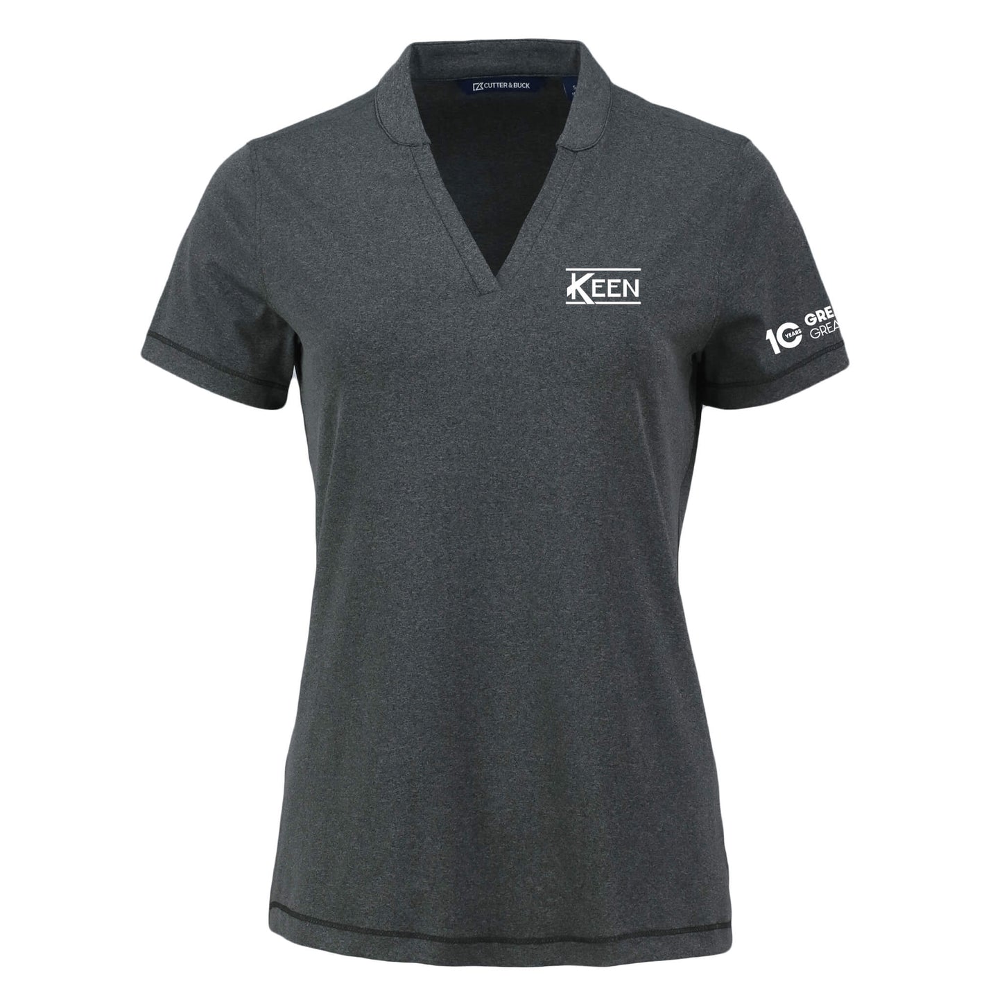 Forge Heathered Stretch Blade Top - Ladies Fit