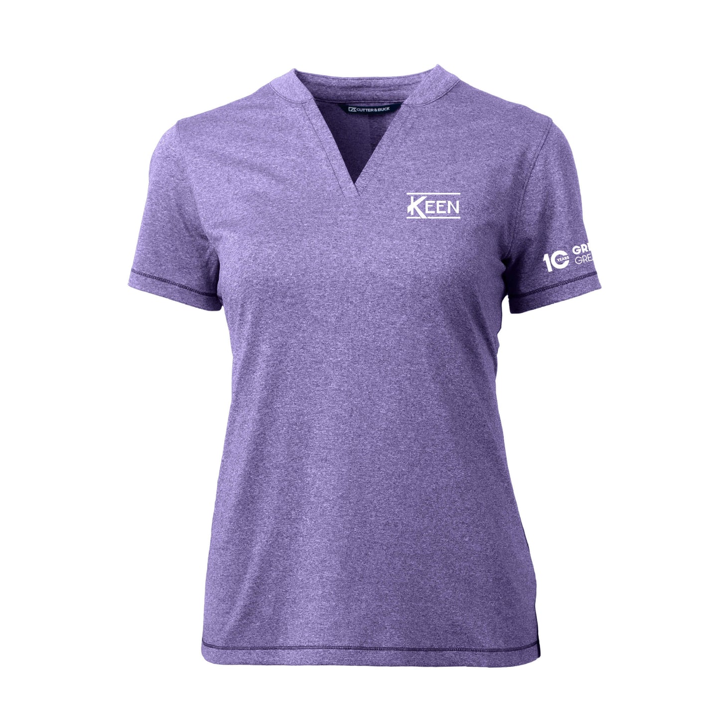 Forge Heathered Stretch Blade Top - Ladies Fit
