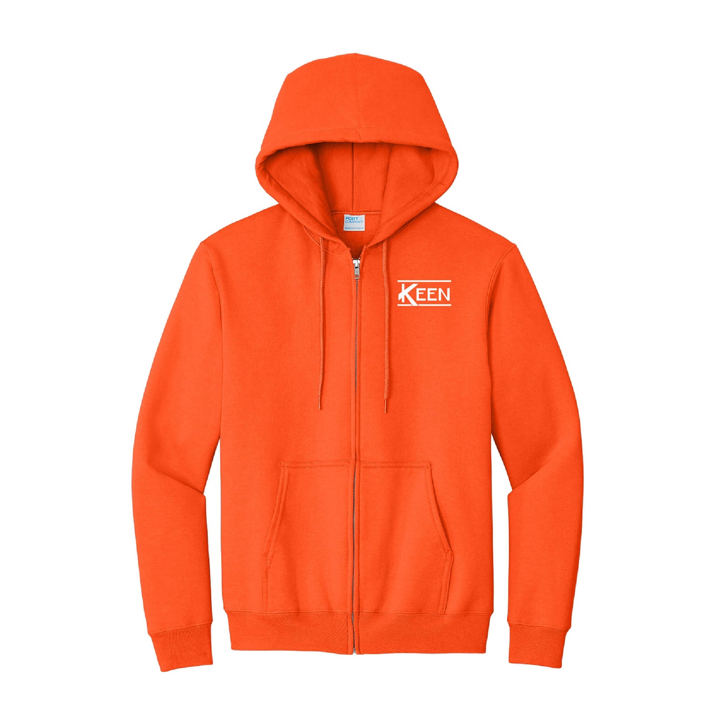 Essential Fleece Full-Zip Hooded Sweatshirt - Unisex Fit