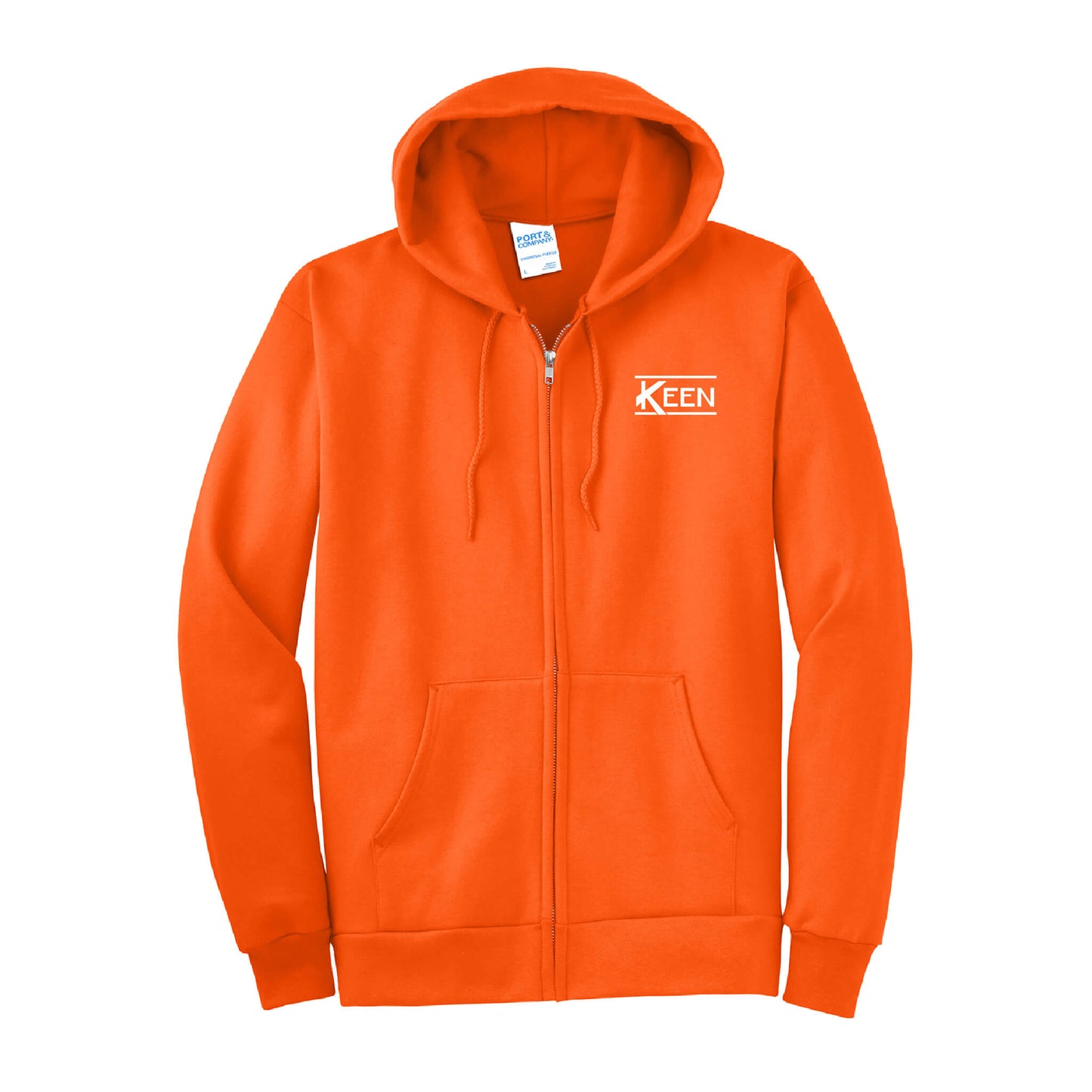 Tall Essential Fleece Full-Zip Hooded Sweatshirt - Unisex Fit