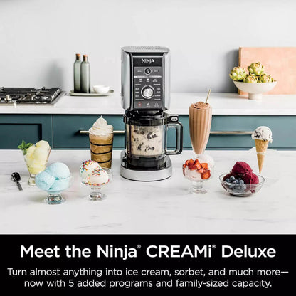 Ninja CREAMi XL Deluxe 11-in-1 Ice Cream and Frozen Treat Maker