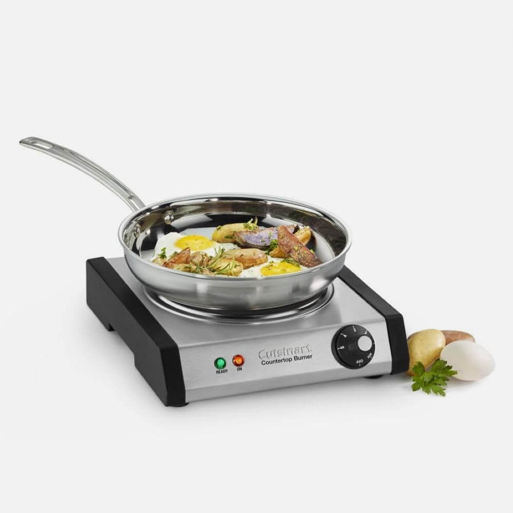 Cast-Iron Single Burner, Stainless Steel