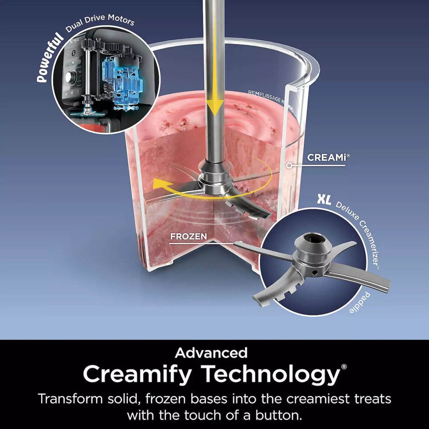 Ninja CREAMi XL Deluxe 11-in-1 Ice Cream and Frozen Treat Maker
