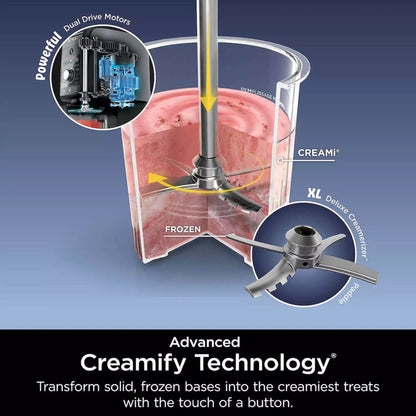 Ninja CREAMi XL Deluxe 11-in-1 Ice Cream and Frozen Treat Maker