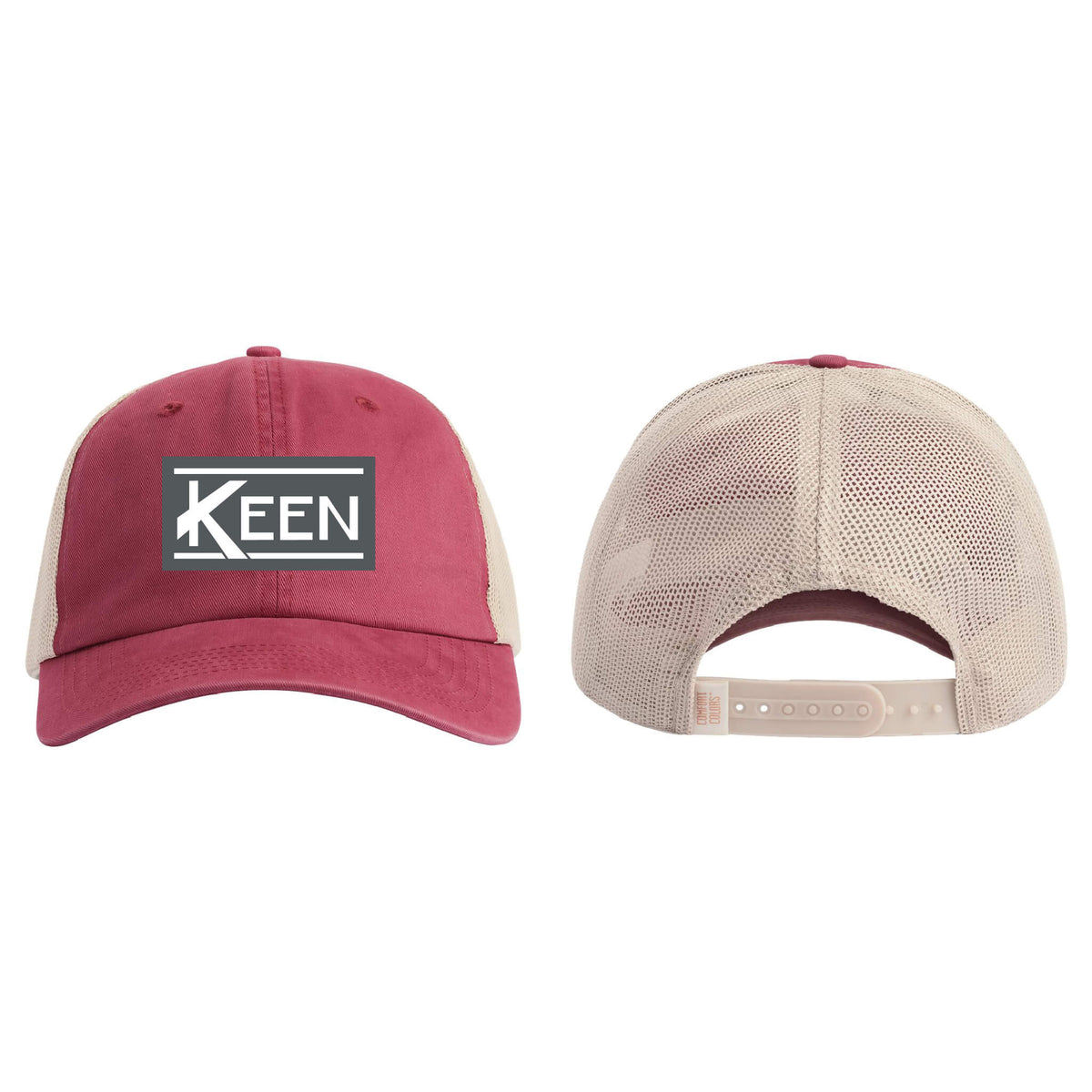 Sunwashed Trucker Cap with 3D Embroidery Standard Logo
