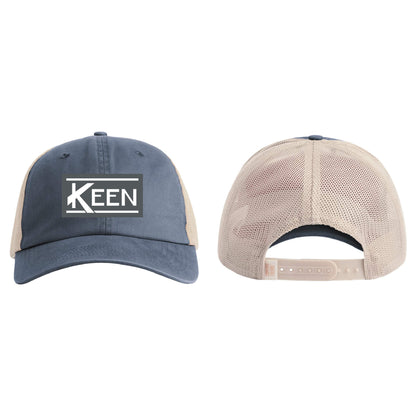 Sunwashed Trucker Cap with 3D Embroidery Standard Logo