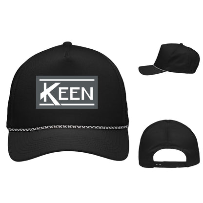 Five-Panel Rope Heritage Fit Cap with 3D Embroidery Standard Logo