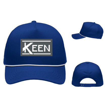 Five-Panel Rope Heritage Fit Cap with 3D Embroidery Standard Logo
