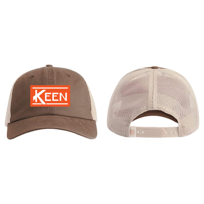 Sunwashed Trucker Cap with 3D Embroidery Standard Logo