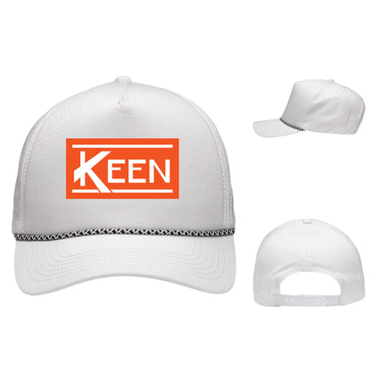 Five-Panel Rope Heritage Fit Cap with 3D Embroidery Standard Logo