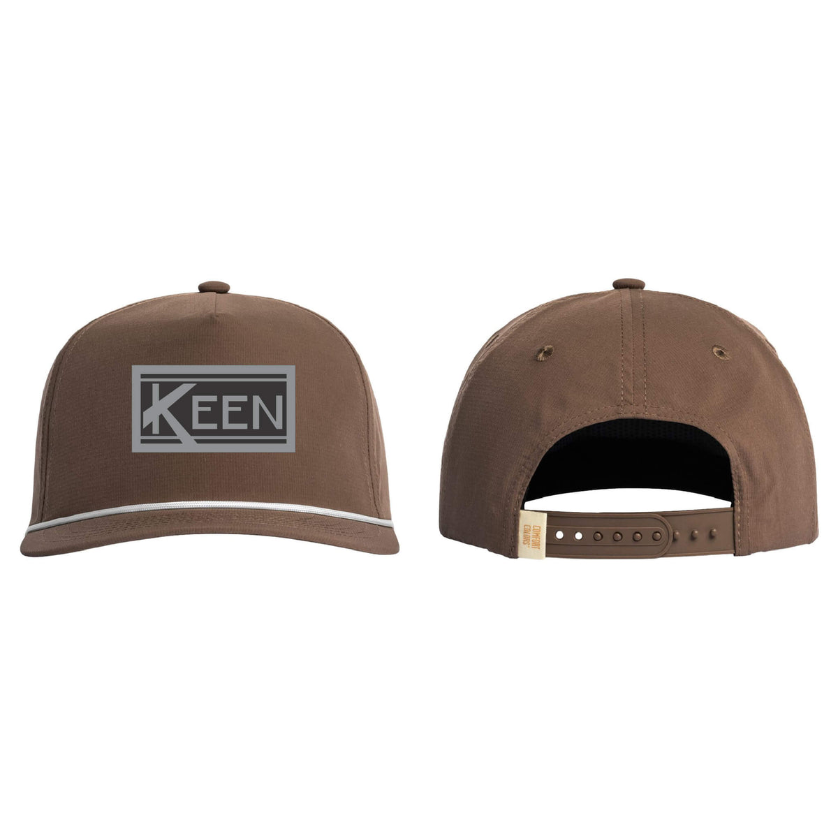 Rope Cap with Faux Leather Patch Standard Logo