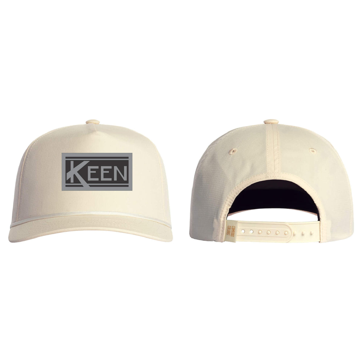 Rope Cap with Faux Leather Patch Standard Logo