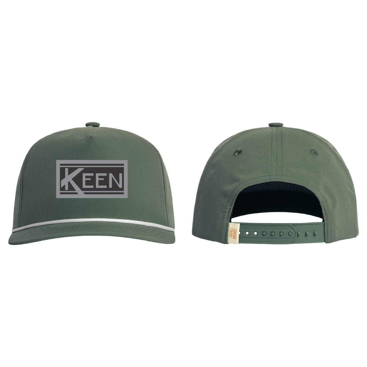 Rope Cap with Faux Leather Patch Standard Logo