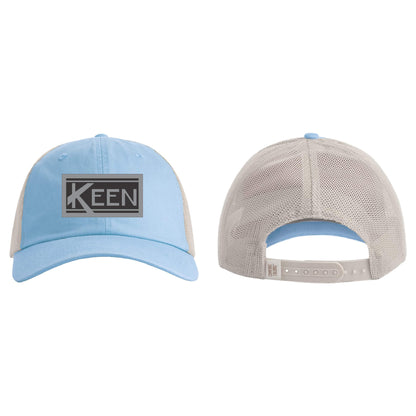 Sunwashed Trucker Cap with Faux Leather Patch Standard Logo