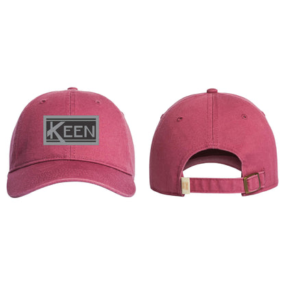 Coastal Washed Cap with Faux Leather Patch Standard Logo