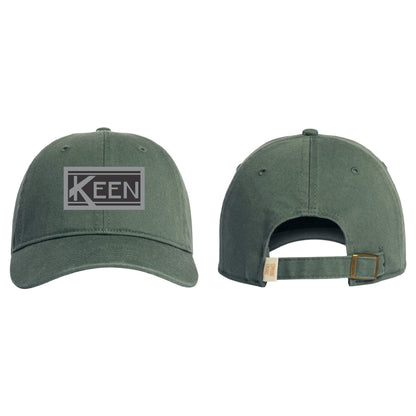 Coastal Washed Cap with Faux Leather Patch Standard Logo