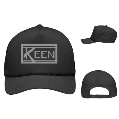 Five-Panel Rope Heritage Fit Cap with Faux Leather Patch Standard Logo