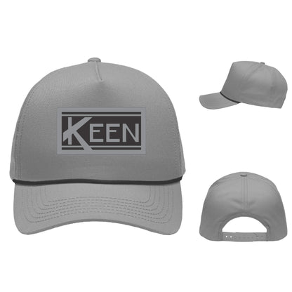 Five-Panel Rope Heritage Fit Cap with Faux Leather Patch Standard Logo