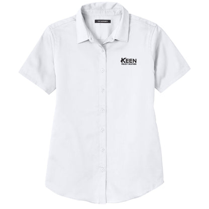 Short Sleeve SuperPro React Twill Shirt - Ladies Fit