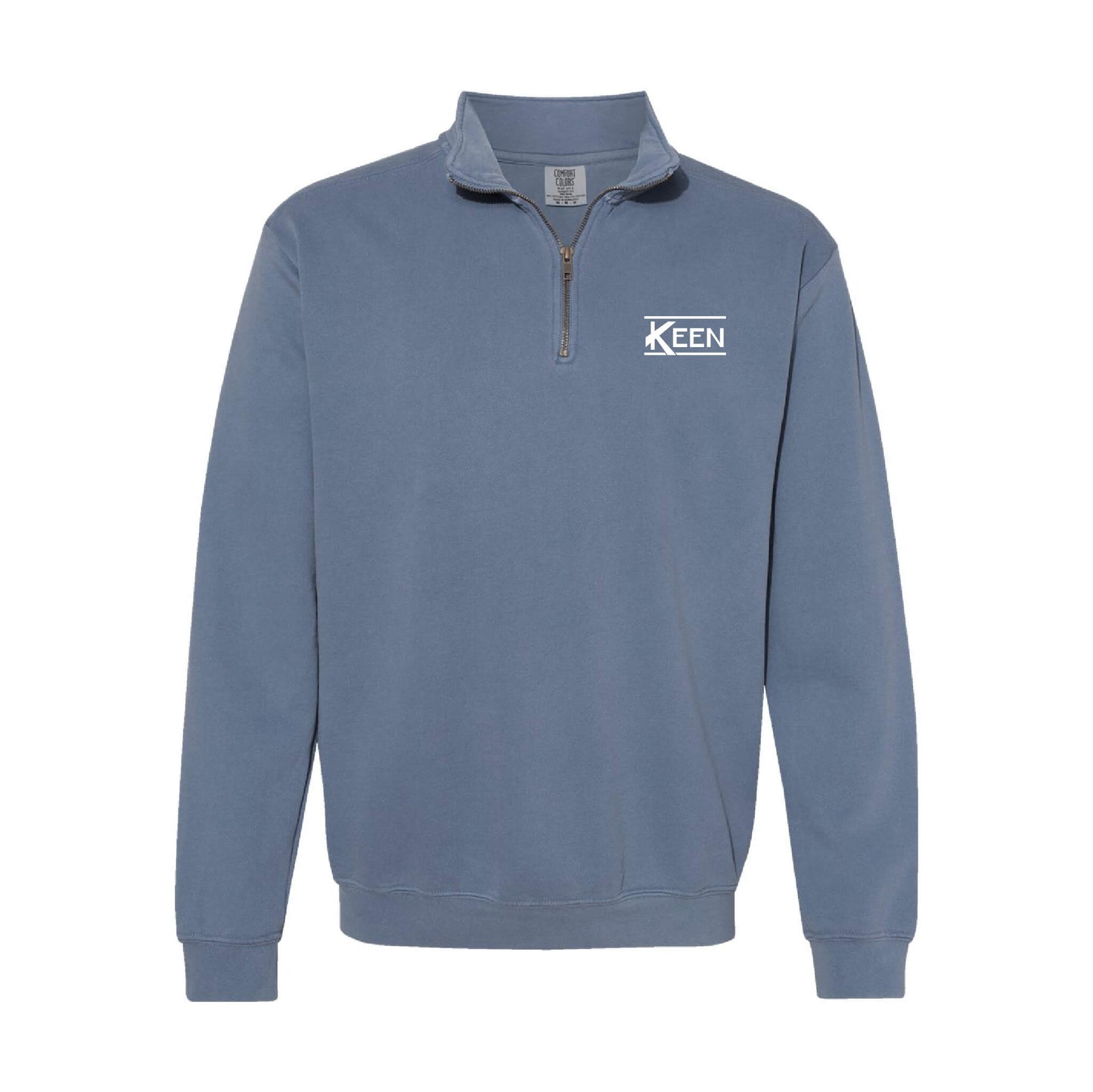 Garment-Dyed Quarter-Zip Sweatshirt - Unisex Fit