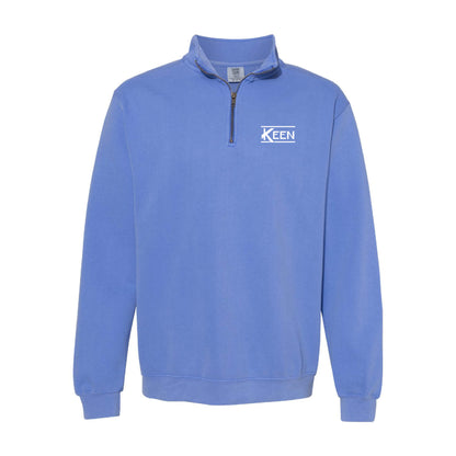 Garment-Dyed Quarter-Zip Sweatshirt - Unisex Fit