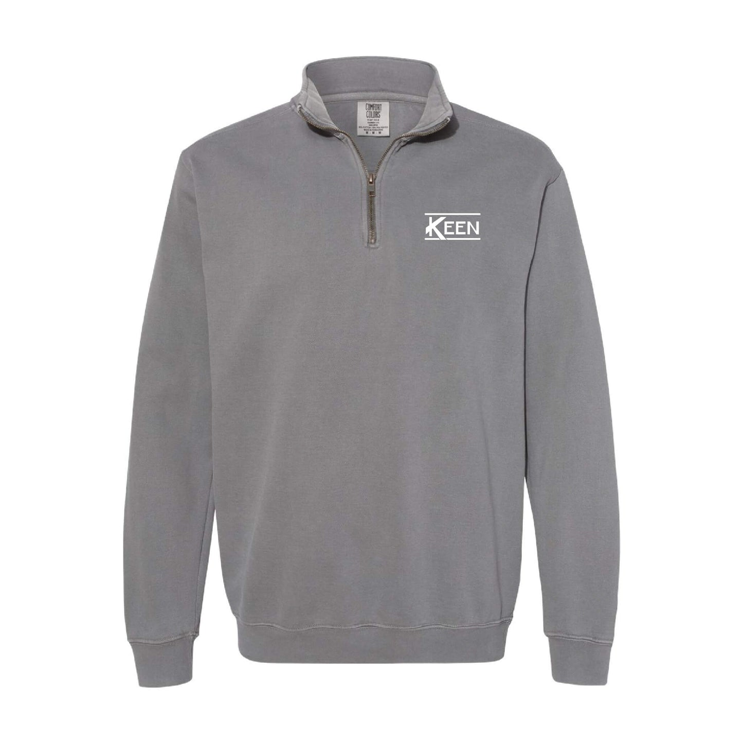 Garment-Dyed Quarter-Zip Sweatshirt - Unisex Fit