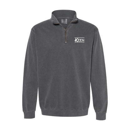 Garment-Dyed Quarter-Zip Sweatshirt - Unisex Fit