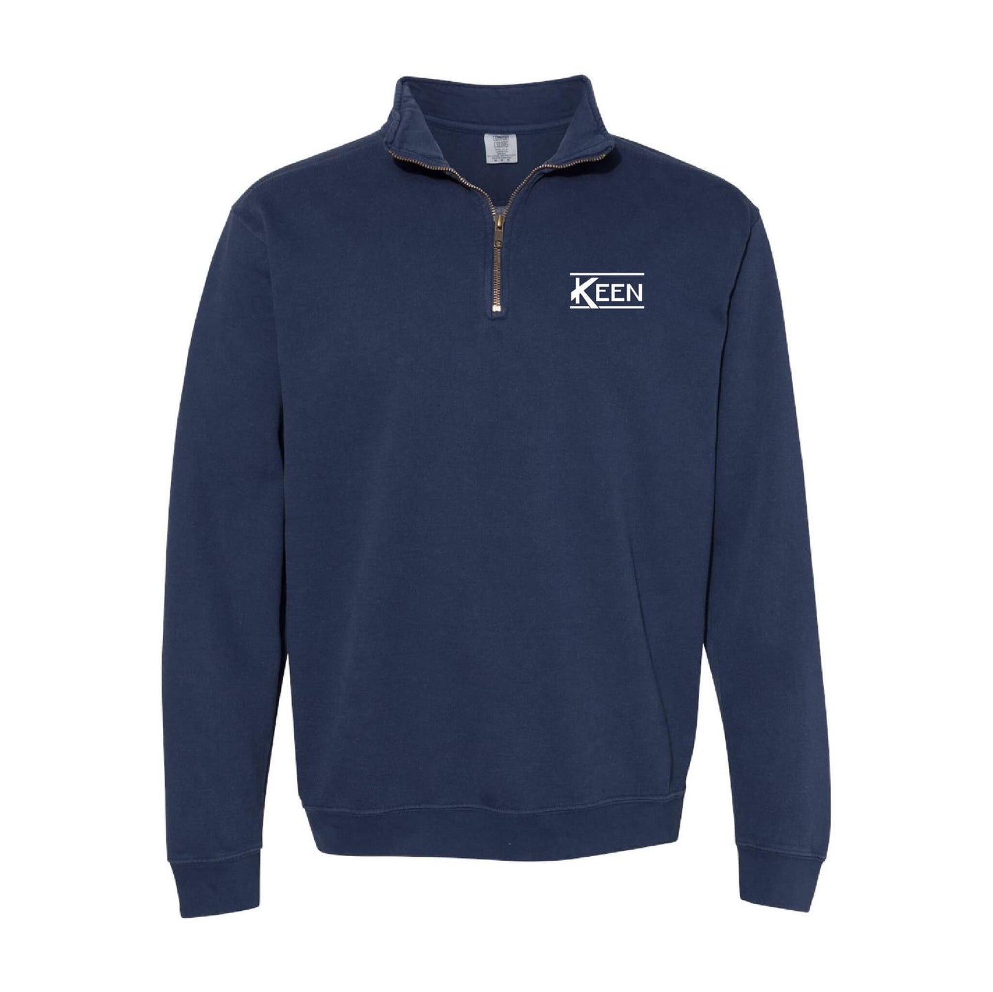 Garment-Dyed Quarter-Zip Sweatshirt - Unisex Fit